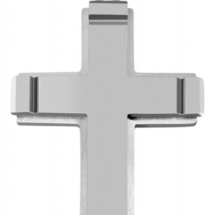 Akzent Anhänger, Kreuz, Edelstahl, massiv