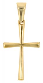 Kettenanhänger Kreuz "Mavi" Edelstahl, silberfarbig oder goldfarbig - Image 2