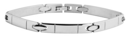 Akzent Gliederarmband aus Edelstahl