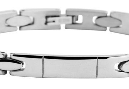 Akzent Gliederarmband aus Edelstahl