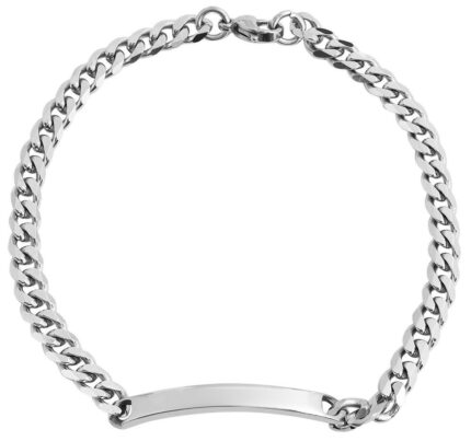 Akzent Panzerketten-Armband aus Edelstahl