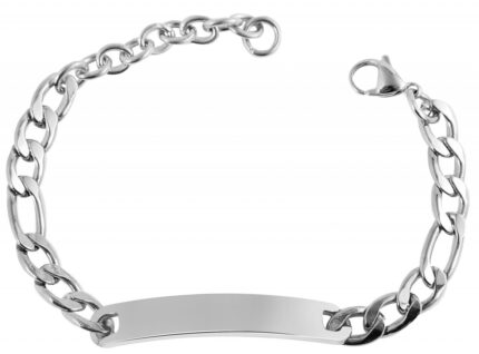 Akzent Identarmband aus Edelstahl