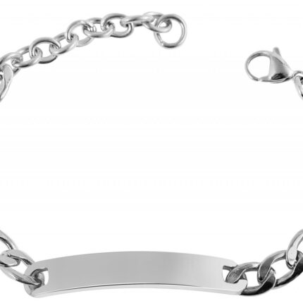 Akzent Identarmband aus Edelstahl