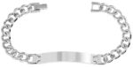 Akzent Panzerketten-Armband aus Edelstahl mit Gravurplatte - Image 4