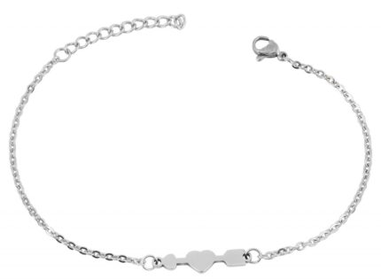 Edelstahl Armband , 17 + 3 cm