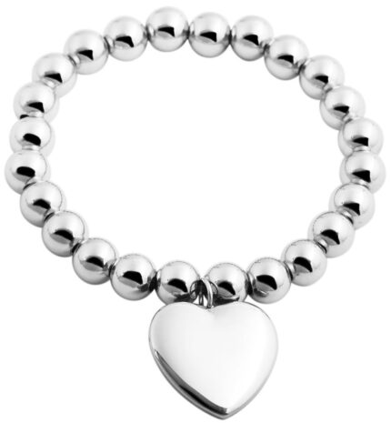 Akzent Kugelarmband aus Edelstahl