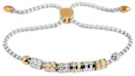 Akzent Armband, Edelstahl, Similibesatz