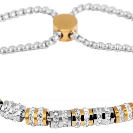 Akzent Armband, Edelstahl, Similibesatz
