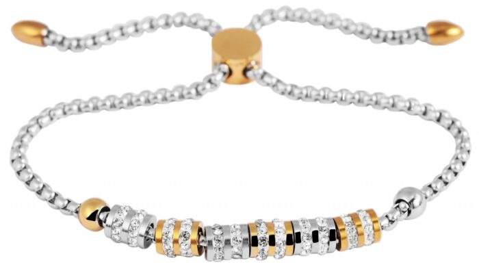 Akzent Armband, Edelstahl, Similibesatz - Image 1