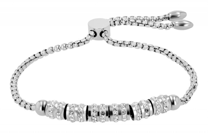 Akzent Armband, Edelstahl, Similibesatz - Image 3