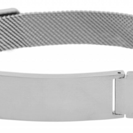 Akzent Edelstahl-Mesharmband, 27,5 cm