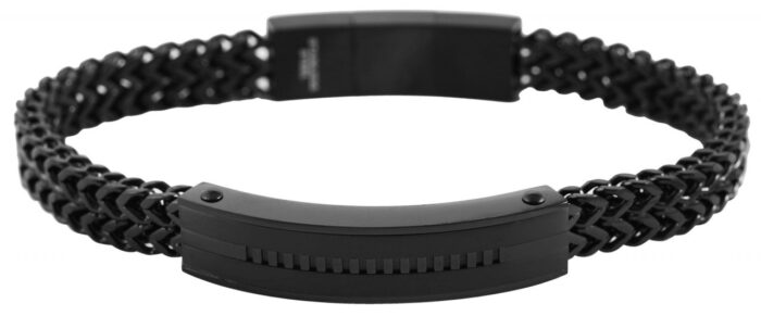 Akzent Geflochtenes Panzerarmband aus Edelstahl - Image 2