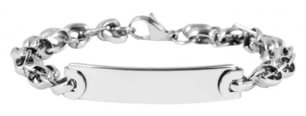 Akzent Edelstahl Armband, gravurfähig