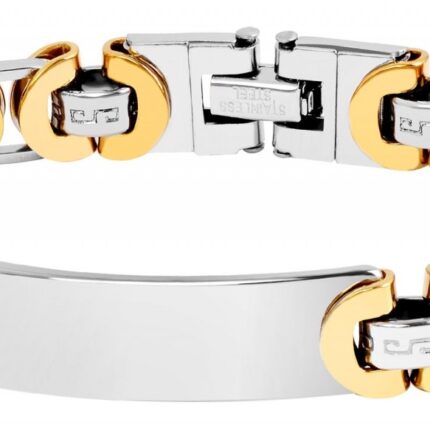 Akzent Identarmband aus Edelstahl