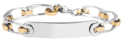 Akzent Edelstahl Armband, gravurfähig