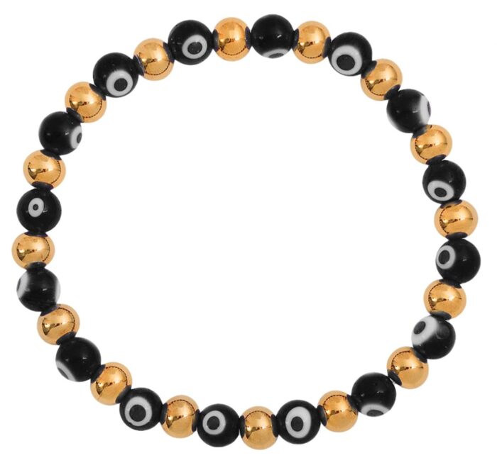 Akzent Kugelarmband aus Edelstahl, Nazar-Auge - Image 1