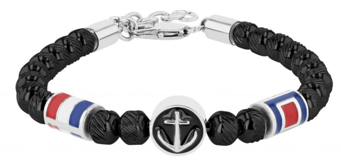 Akzent Kugelarmband mit maritimen Details, Edelstahl - Image 4