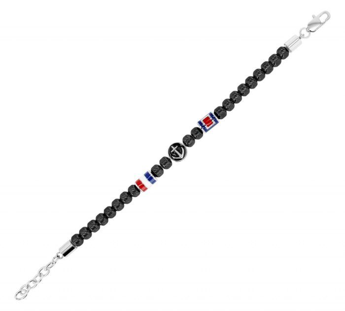 Akzent Kugelarmband mit maritimen Details, Edelstahl - Image 5