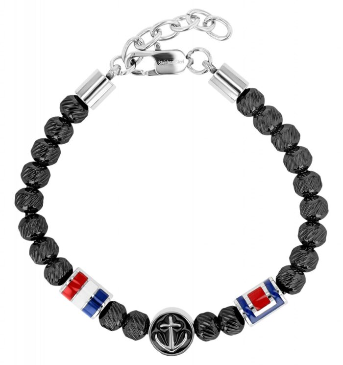 Akzent Kugelarmband mit maritimen Details, Edelstahl - Image 6