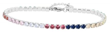 Akzent Armband "Wynona", Edelstahl mit buntem Besatz