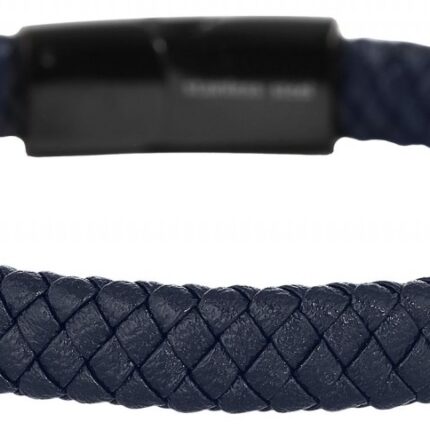 Akzent Echtlederarmband, geflochten
