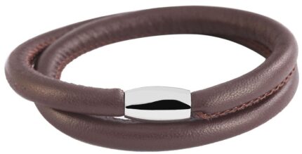 Cham Cham Echt-Leder Rundarmband, Länge 40 cm, Ø 6,7 mm