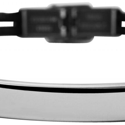 Akzent Echtlederarmband mit Edelstahlgravurplatte