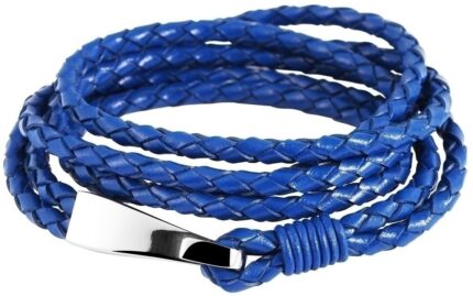 Akzent Echtleder-Wickelarmband