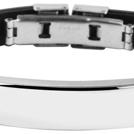 Akzent Silikonarmband mit Gravurplatte