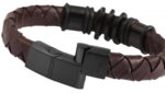 Akzent Echtlederarmband mit Edelstahlelement - Image 3