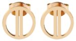 Akzent Edelstahl Ohrstecker, Rund, geteilter Kreis - Image 6