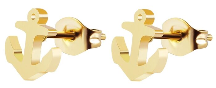 Akzent Ohrstecker, Anker, Edelstahl - Image 8