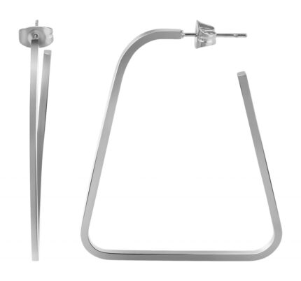 Akzent Ohrstecker aus Edelstahl, triangelförmig