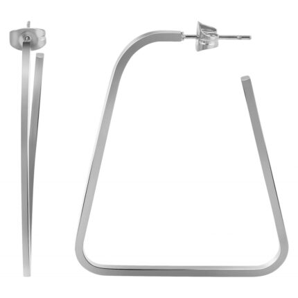 Akzent Ohrstecker aus Edelstahl, triangelförmig