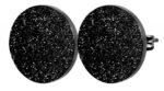 Akzent Edelstahl Ohrstecker, rund, sandgestrahlt - Image 10