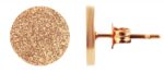 Akzent Edelstahl Ohrstecker, rund, sandgestrahlt - Image 13