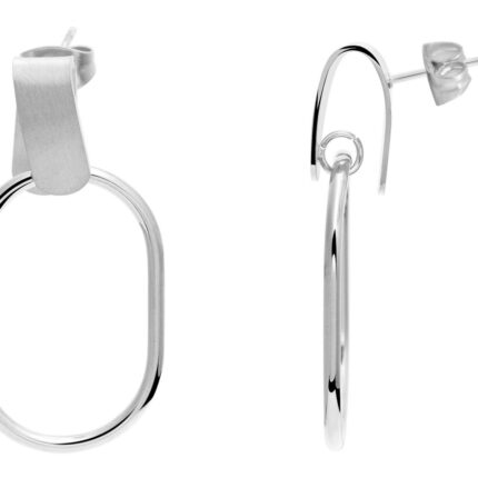 Akzent Ohrstecker, Edelstahl, hängend