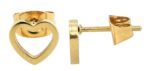 Akzent Herz-Ohrstecker "Erida", Edelstahl, 7 x 7 mm - Image 4