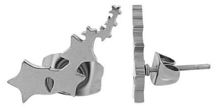 Akzent Ohrstecker "Bay", Sternenreihe, Edelstahl