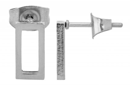 Akzent Viereck-Ohrstecker "Larkin" aus Edelstahl