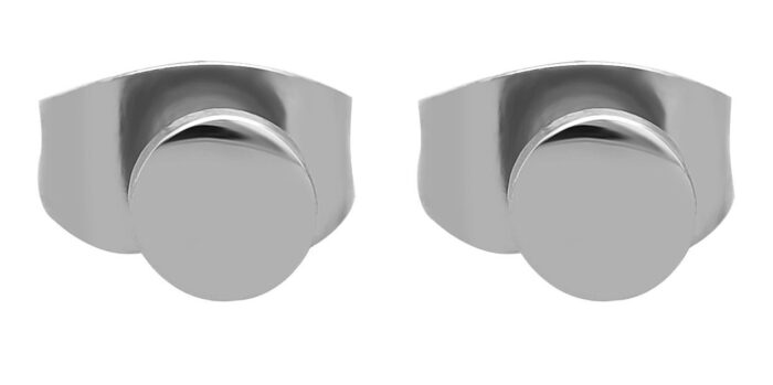 Akzent Ohrstecker "Dune" aus Edelstahl, rund, Ø 4 mm - Image 3