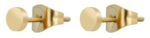Akzent Ohrstecker "Dune" aus Edelstahl, rund, Ø 4 mm - Image 5