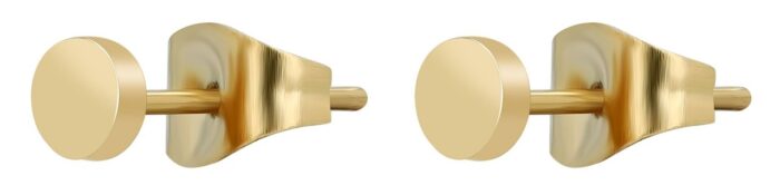 Akzent Ohrstecker "Dune" aus Edelstahl, rund, Ø 4 mm - Image 5