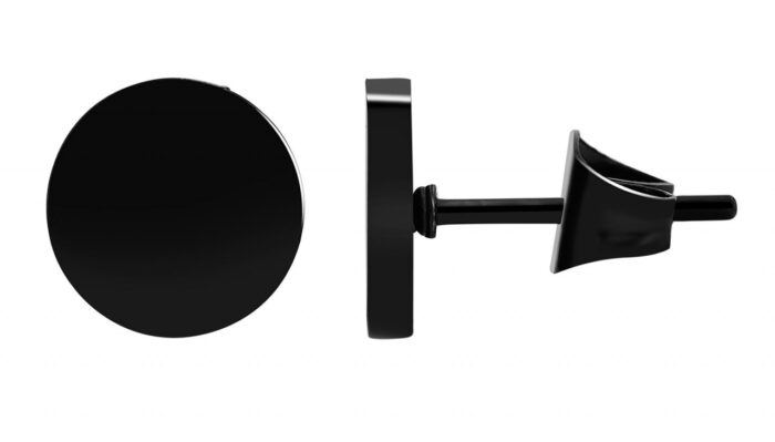 Akzent Ohrstecker "Xan", Edelstahl, rund, Ø 10 mm - Image 4