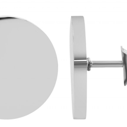 Akzent Ohrstecker "Neo" aus Edelstahl, Ø 12 mm