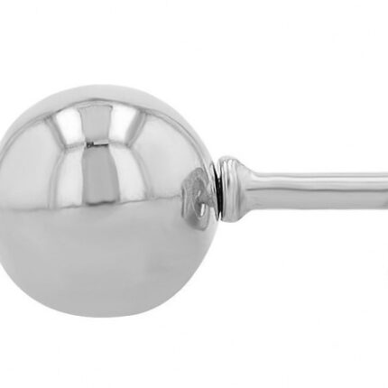 Akzent Ohrstecker "Kip" aus Edelstahl, Ø 6 mm