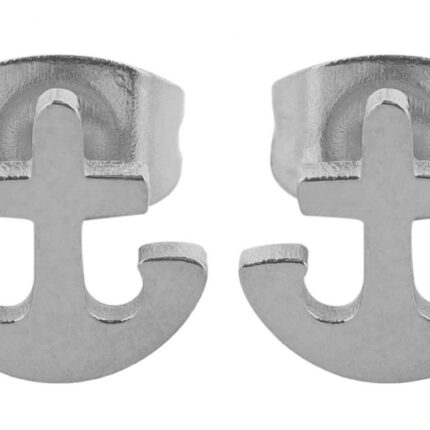 Akzent Ohrstecker "Talon" aus Edelstahl, maritim, 8 x 8 mm