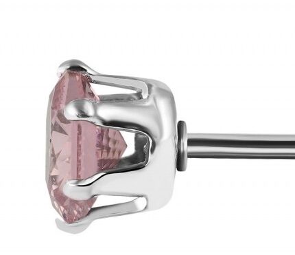 Akzent Ohrstecker "Taj" aus Edelstahl, Zirkoniabesatz Ø 5 mm