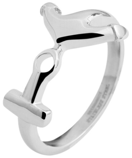 Akzent Damen-Ring aus Edelstahl