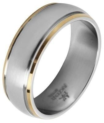 Akzent Damen-Ring aus Edelstahl